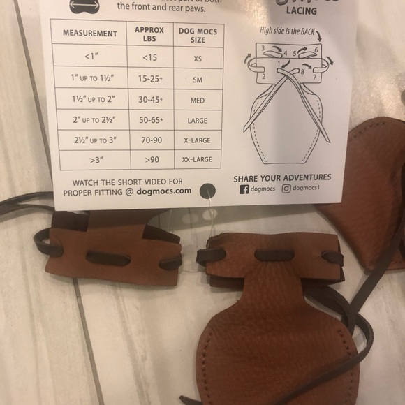 NWT Dog Mocs - Picture 4 of 9